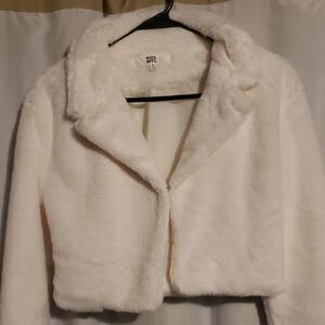 NYC Cream Teddy Jacket